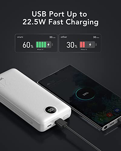 image for VRURC Power Bank 20000mAh, Fast Charging Portable Charger USB C,4 Outp