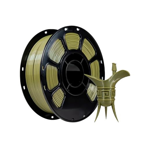 iBOSS PETG Filament 1.75mm, Excellent Toughness High Precision, Odorless Non-Toxic Moistureproof, 1kg 3D Printing Filament Accuracy +/- 0.02mm Fits for Most FDM 3D Printers (Khaki Green)