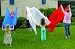 Set of 3 Scarf Canopies (1 each: Red, White, Blue)
