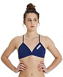 BADEMODE: Das arena Team Solid Bikinioberteil für Frauen ist bestens geeignet für Wettkampf- und Freizeitschwimmerinnen, die häufig ins Schwimmbad gehen