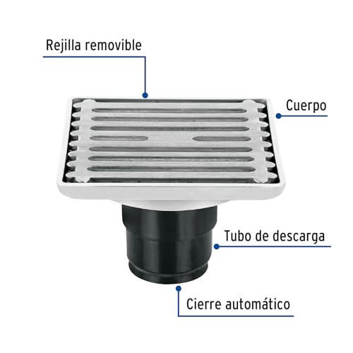 La mejor comparación de Resumidero cuadrado disponible en línea para comprar. 5 Imagen adicional
