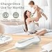 Baby Nail File Electric Baby Nail Care Set with LED Light, Baby Nail Clipper Electric for Newborn/Infants/Adults Toenails and Fingernails, 7 Grinding Head Replacement Pads, Grey