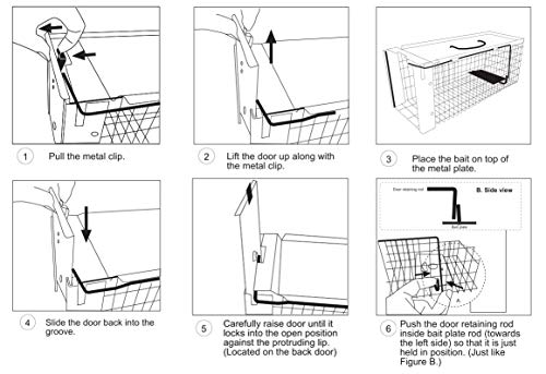 Faicuk Heavy Duty Squirrel Trap Chipmunk Trap and Other Similar-Size Rodents - Thumbnail 5
