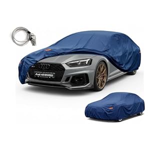 Kaugung Custom Fit Car Cover for Audi A5 / S5 / RS5 (Coupe, Sportback, Convertible), Heavy Duty Waterproof All Weather Outdoor Protection, Breathable Full Exterior Cover with Vent