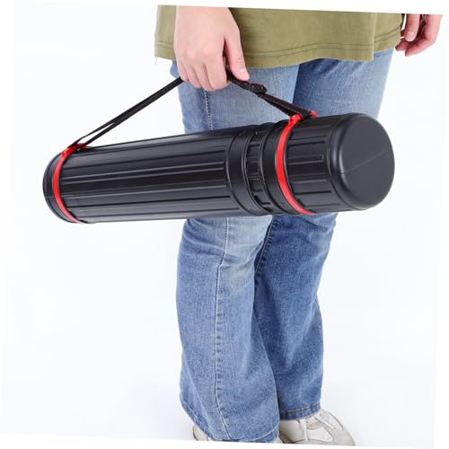 Operitacx Ausziehbare Posterrollen Mittel Kunststoff 10,5cm Durchmesser Teleskopisch Mit Tragegurt Versand Aufbewahrungsröhre Für Zeichnungen Baupläne Kunstwerke