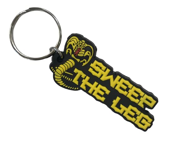 Rubber Keyring - Sweep the Leg