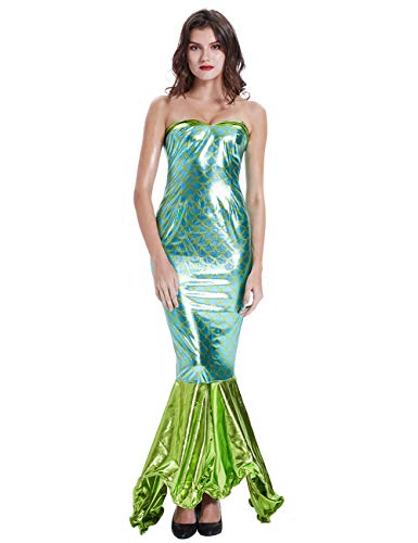 ShiyiUP Disfraces para Halloween Vestido de Sirena