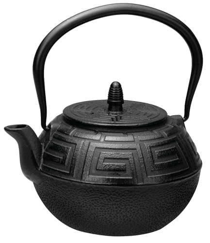 Avanti Majestic Cast Iron Teapot, 1.2 Litre Capacity, Black
