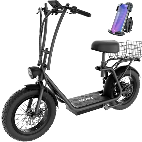 Hiboy Electric Scooter with Seat & Basket