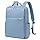 GOLF QUALITY Zaino per computer portatile, da donna, per lavoro, lavoro, viaggio, con scomparto per laptop, impermeabile, casual, per viaggi, università, 40,6 cm, blu nebbioso