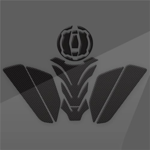Protection de réservoir moto autocollante noire arêtes de poisson pour Kawasaki Versys 650 X300 X250