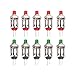 Produktbild JOYKK 10Pieces DS-402 5mm Mini-Drucktaster Federrückstellung Mikroschalter 0.5A 125V - Rot & Grün