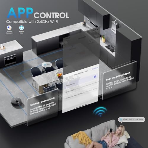 Robot Vacuum and Mop Combo with Self-Empty Base