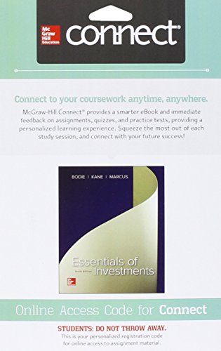 Essentials of Investments with Connect 125968797X Book Cover