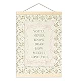 Pink Vintage Wildflower Nursery Decor Banner For Girls, Baby Girl Room Decor, Toddler Girl Room Decor...