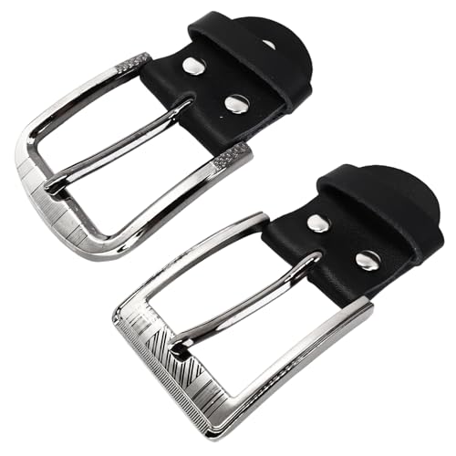 2 Pièces Boucle De Ceinture En Cuir Véritable Pour Homme Et Femme...