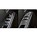 NVCNX Real Premium Carbon Fiber Compatible with Chevy Colorado/GMC Canyon 2015 2016 2017 2018 2019 2020 2021 2022 Car Window Lift Switch Panel Interior Trim Cover Sticker Decals Accessories Black - B