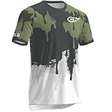 Herren-Radtrikot, Mountainbike-Trikot, Motocross-Radtrikot, Herren-Kurzarm-Mountainbike-Rad-T-Shirt, BMX-Radbekleidung, schnell trocknend, atmungsaktiv (Colour-04,XXL)
