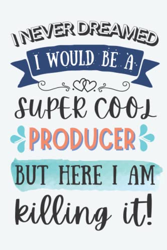 Producer Gifts: Lined Blank Notebook Journal for Producer, Funny Gift for Friends, Family, Coworkers image 2