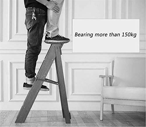 Tabouret d'échelle en bois massif pliable de qualité supérieure