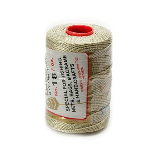 Image of Espiga No.18-100% Nylon Omega String Cord for Knitting and Crochet - 38 Olive