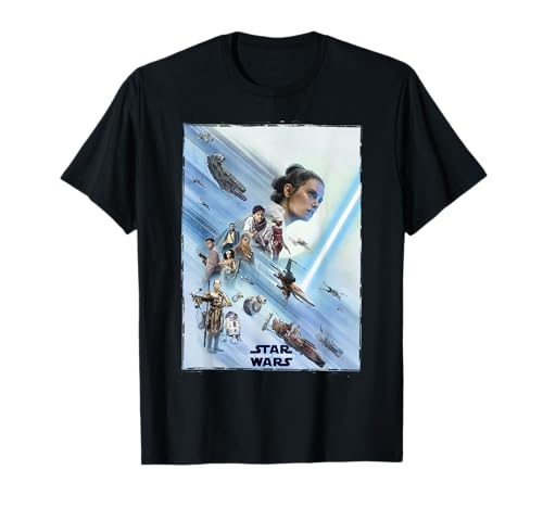 Image of Star Wars The Rise of Skywalker Rey Poster T-Shirt