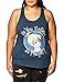Disney Women's Believe in Tinkerbell Ideal Racerback Graphic Tank Top, Indigo, M