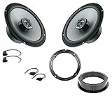 Inex Fits VW Golf MK4 Rear Door Speaker Upgrade Kit Hertz UNO Coaxial 220w 165mm...