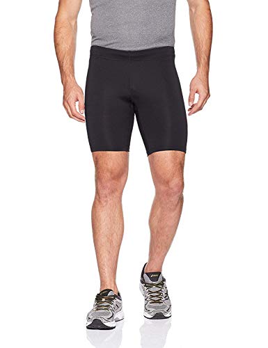 Image of HYPing Compression Shorts for Men Gym Sports Best Tights Skins Short Half for Running, Swimming, Yoga, Cricket, Football, Athlete Wear Nylon, Black
