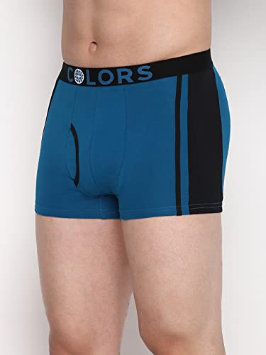 Image of RUPA FRONTLINE Colors Men's Front Open Athlefit Mini Trunks | Soft-Touch Cotton Stretch | Snug Fit | Breathable Fabric | Supporter Brief | Pack of 1