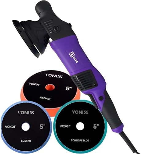 Politriz Roto Orbital Zacs 5 110v + Boinas 5 Vonixx Corte Refino Lustro