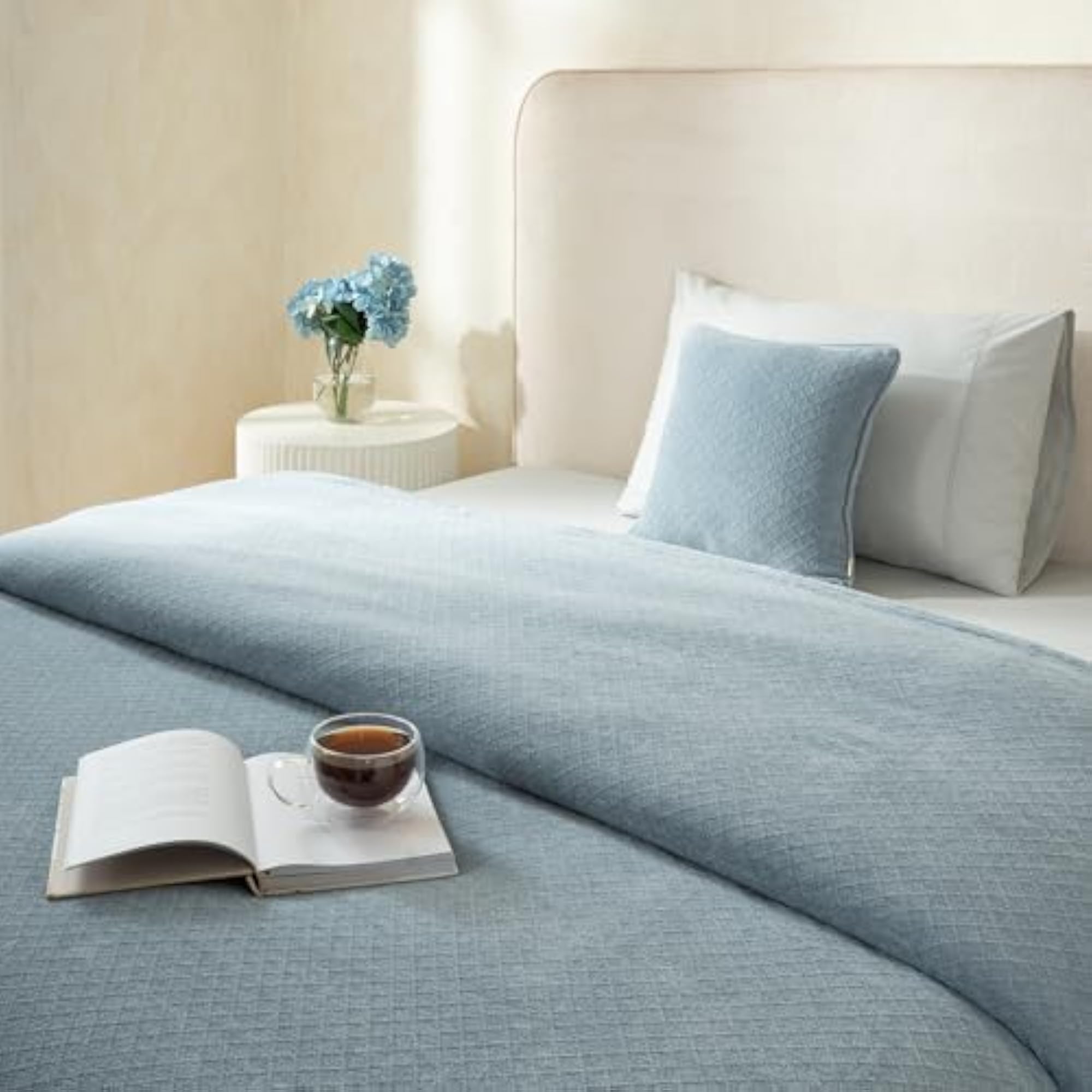 Single Bed Pure Cotton Solid Bed Cover