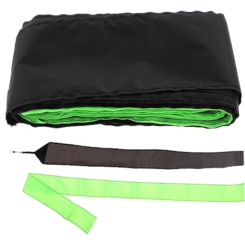 Abaodam 10m Kite Tail Ribbon Turning Streamer in Green 15m Length DIY Kite Tail for Stable Flight