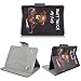 DETUOSI Universal 10.1 inch Tablet Case, 10 inch Tablet Cover, Magnetic Closure Travel Portable Protective Folio Leather Stand Shell Case for All Kinds of 9.6-10.6 inch Android/iOS/Windows Tablet #7