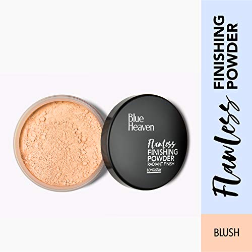Blue Heaven Flawless Matte Finishing Powder For Normal Skin, Blush, 20Gm, Cream - Image 2
