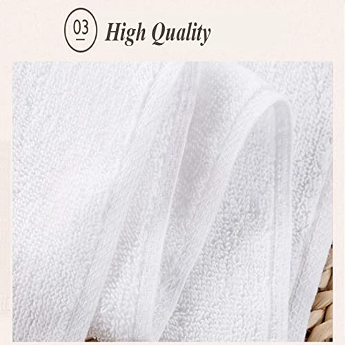 Serviette de bain en pur coton blanc 80x180 cm de qualité hôtel luxe