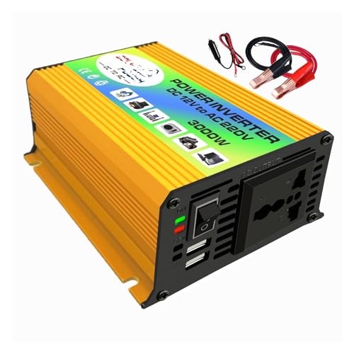 Onduleur de voiture 12V 220V pour camping et voyages en famille