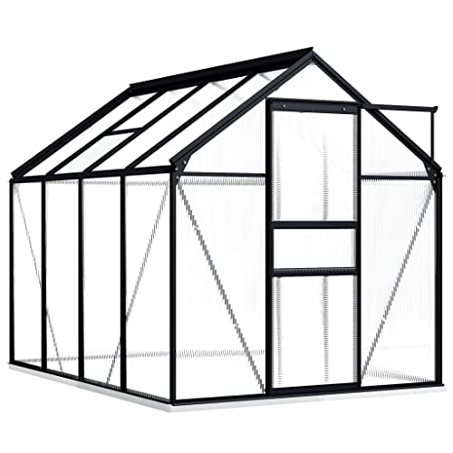 vidaXL Gewächshaus mit Fundamentrahmen Garten Treibhaus...