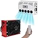 12V RV Air Conditioner, 11000 BTU Truck Camper Rooftop A/C Unit, Fast Cooling, Low Noise Electric Automotive AC for Motorhome, Van, Tractor, Bus