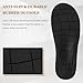 ERGOfoot Orthotic Slippers with Arch Support for Plantar Fasciitis Pain Relief, Comfortable Orthopedic Clog House Shoes with Indoor Outdoor Anti-Skid Rubber Sole
