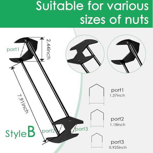 Zieuyend 2Pcs Multifunctional Basin Wrench Set, 7 Sizes Universal Under Sink Plumbers Tool with Four-Jaw Hex Wrench for Kitchen & Bathroom, Includes Free Gloves - Image 4