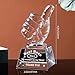 LONGWIN Best Boss Gifts for Women Men, Unique Bosses Day, Birthday, Christmas, Thanks Giving Day, Gift for Female Male Crystal Awards with Thumbs Up