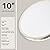 DYMOND LED Ceiling Light Flush Mount 10 Inches Ceiling Light Fixture Dimmable for Bathroom, Kitchen, Laundry Room (4000K Natural Daylight, 10 inches)