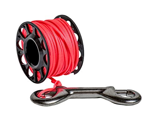 Storm Dive Reel 15M Flat Orange String w/Stainless Hook