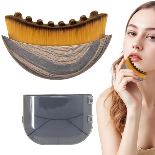 Lymphatic Drainage Brush, Lymphatic Contour Face Brush, Chin & Jawline Sculpting, Lymphatic Drainage Massager, Ergonomic Design, Fit The Skin Precisely and Relieve Fatigue