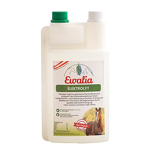 NEU! EWALIA Elektrolyt für Pferde: Optimale Regeneration und Elektrolytausgleich bei Belastung und Hitze 100% natürlich mit Tierärzten entwickelt 100% Natur pur frei von Zusätzen 1 Liter