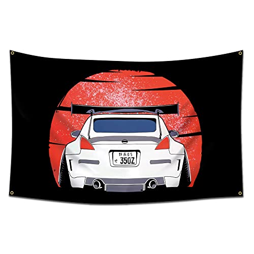 Kasflag Car Flag Compatible with Vintage For Fans (3x5 Feet,Heavy Duty, Durable 150D Polyester) Brass Grommets Banner For Outdoor Room Man Cave/Garage