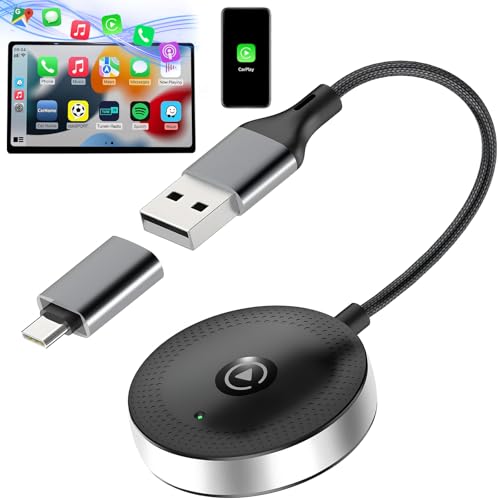 Wireless CarPlay Adapter Bluetooth Car Adapter for iPhone...