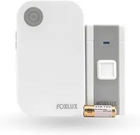 Campainha Sem Fio Foxlux CAD 3 Bivolt – 32 Toques, Alcance 100m e Instalação Plug and Play