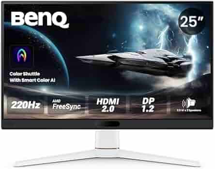 BenQ MOBIUZ EX251 24.5” FHD 220Hz Gaming Monitor, 1ms GtG